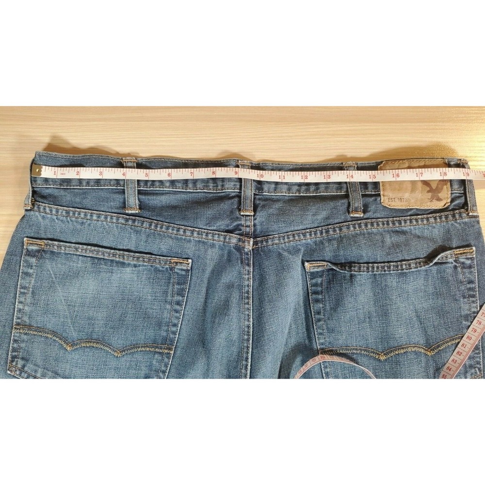 American Eagle‎ Men's Size 39X30.5 Relaxed Straight Jeans - Picture 8 of 9
